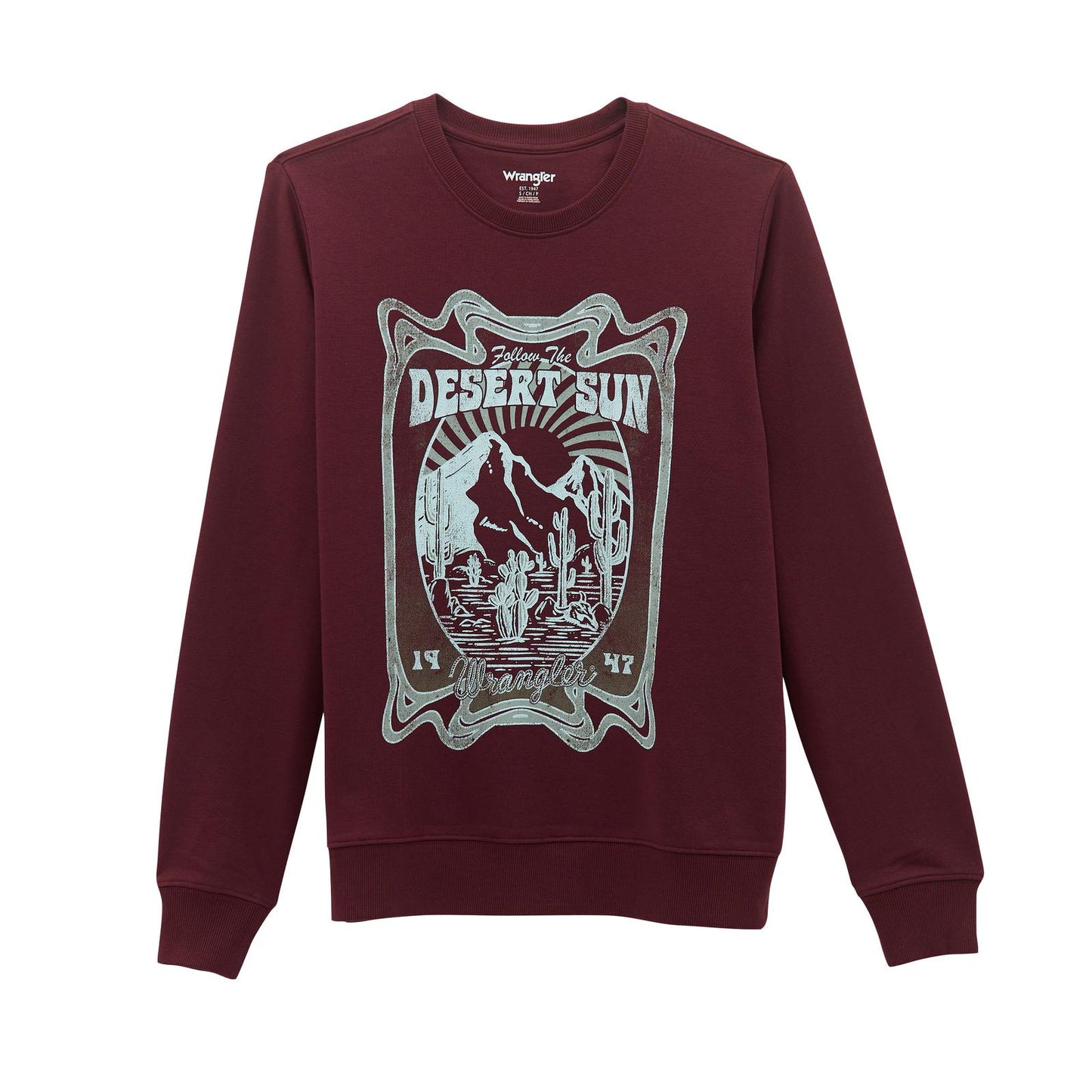 LADIES WRANGLER DESERT SUN CREWNECK