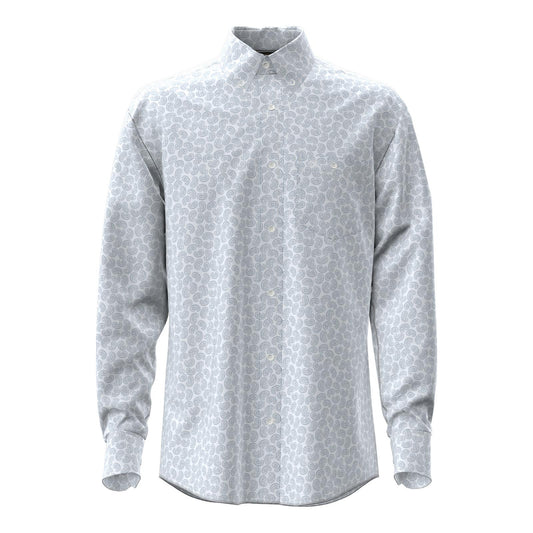 MENS WRANGLER CLASSIC WHITE/BLUE SHIRT