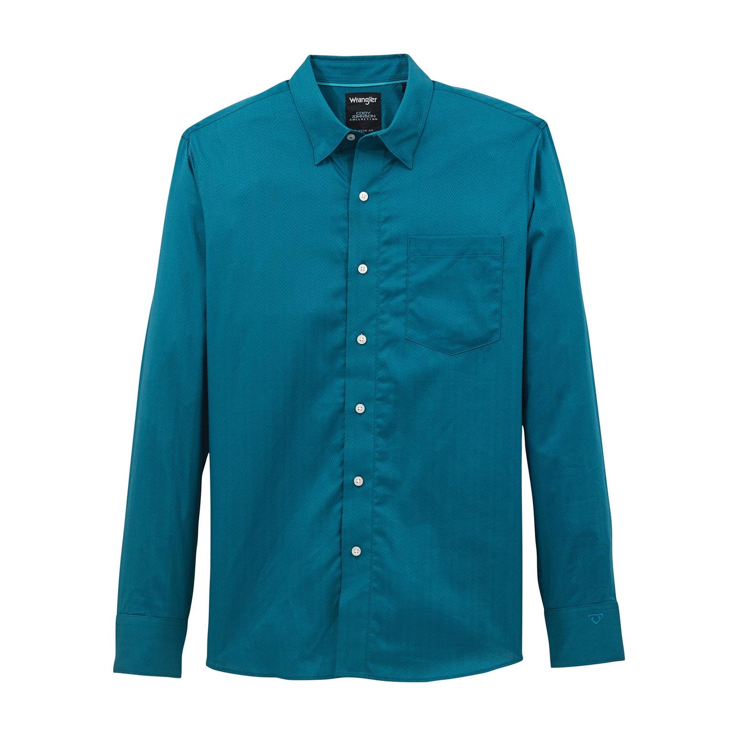 MENS WRANGLER CODY JOHNSON BLUE SHIRT