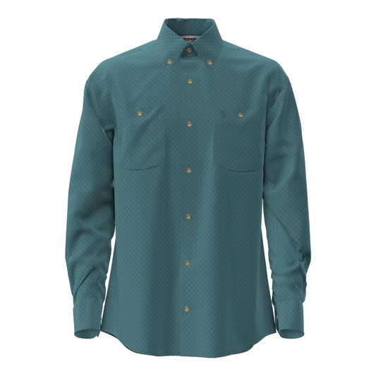 MENS GEORGE STRAIT BLUE SHIRT