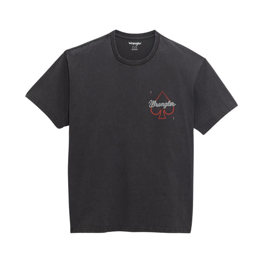 MENS WRANGLER BLACK TSHIRT