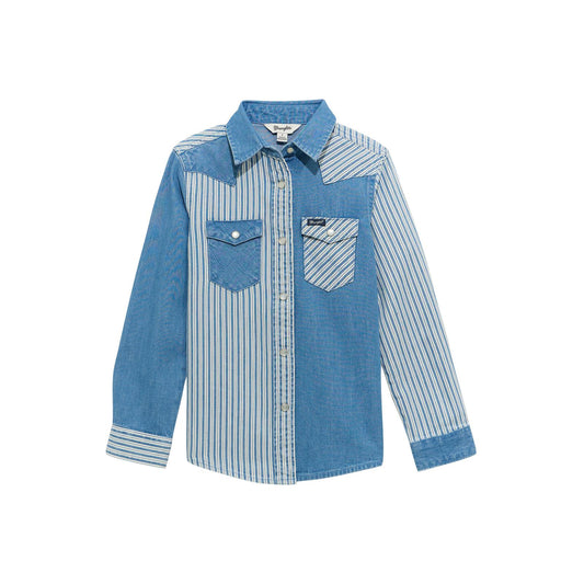 GIRLS WRANGLER DENIM SHIRT