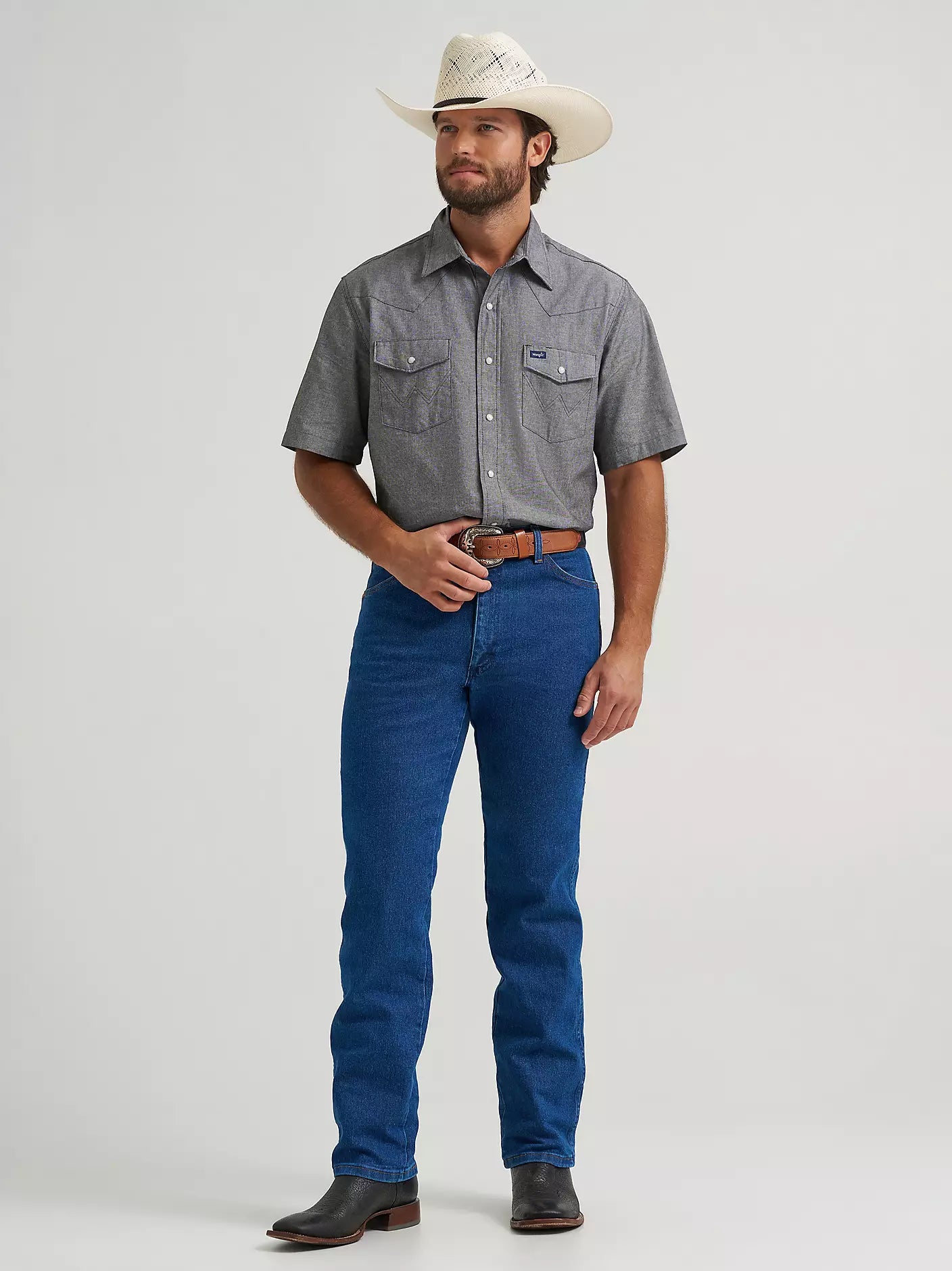 MENS RIGGS CHARCOAL WORKSHIRT