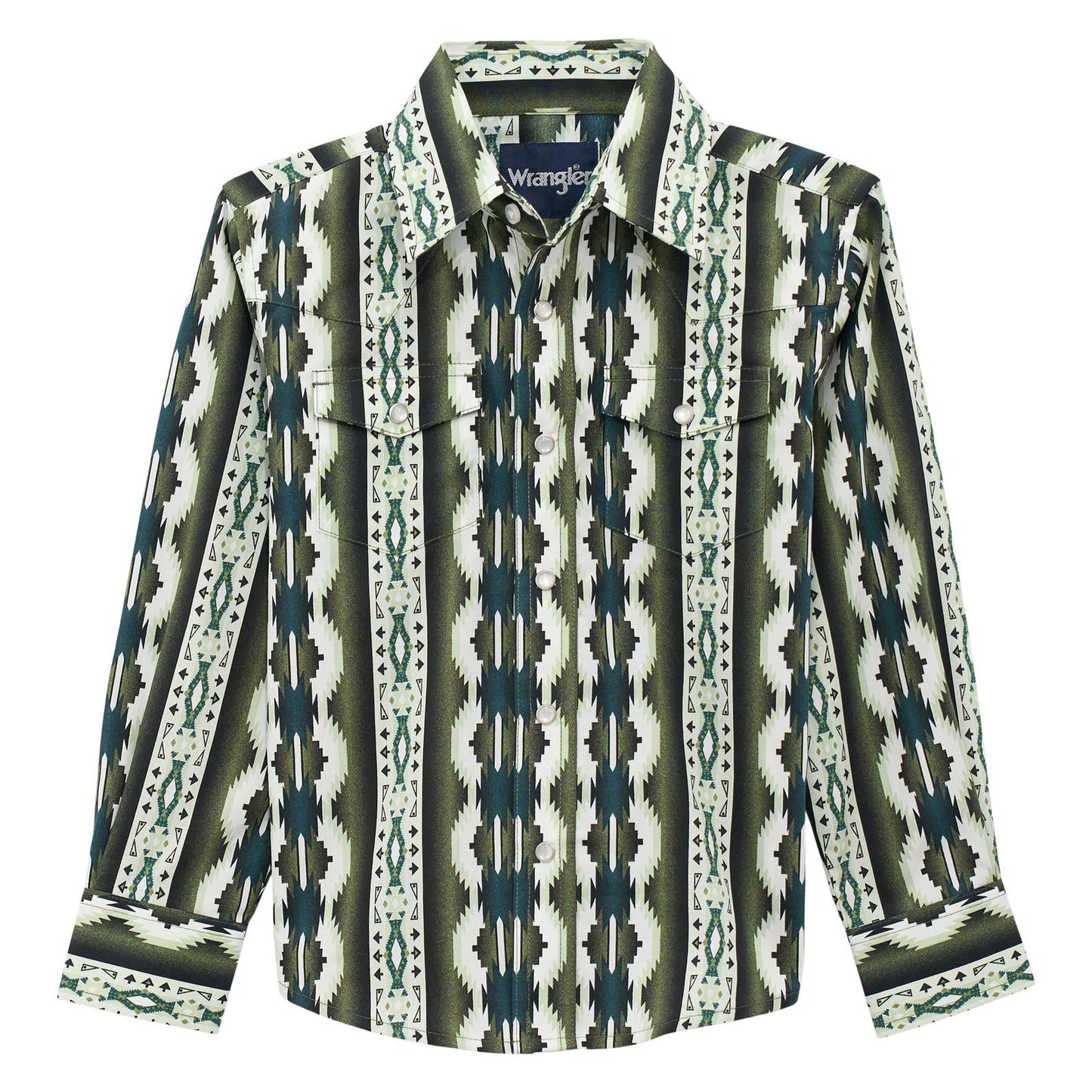 BOYS CHECOTAH GREEN SHIRT
