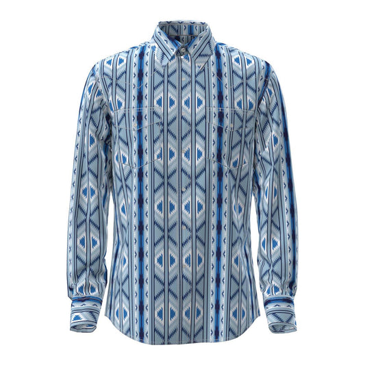 MENS CHECOTAH CLASSIC BLUE SHIRT