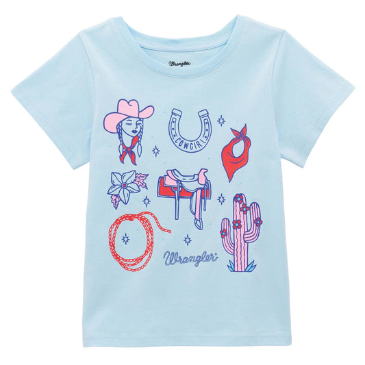 GIRLS BLUE TSHIRT