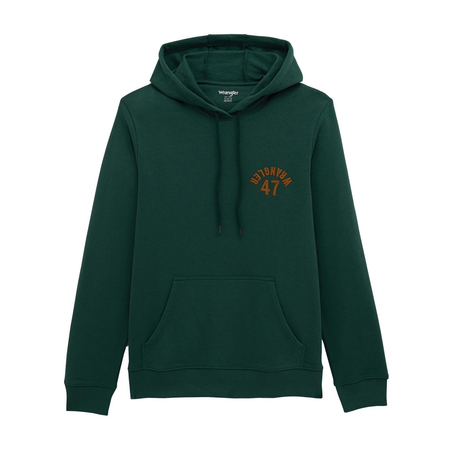 MENS HUNTER GREEN WRANGLER HOODIE