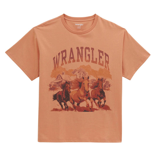 LADIES WILD HORSES TSHIRT