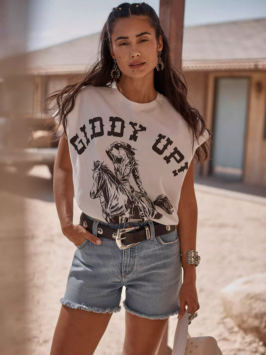 WRANGLER x LAINEY WILSON- GIDDY UP TSHIRT