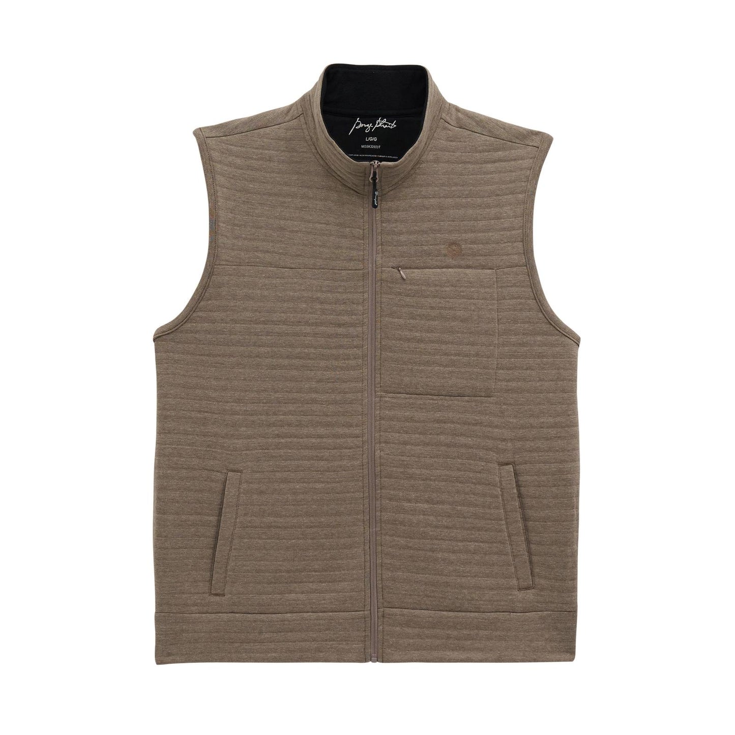 MENS GEORGE STRAIT TAN SWEATER VEST