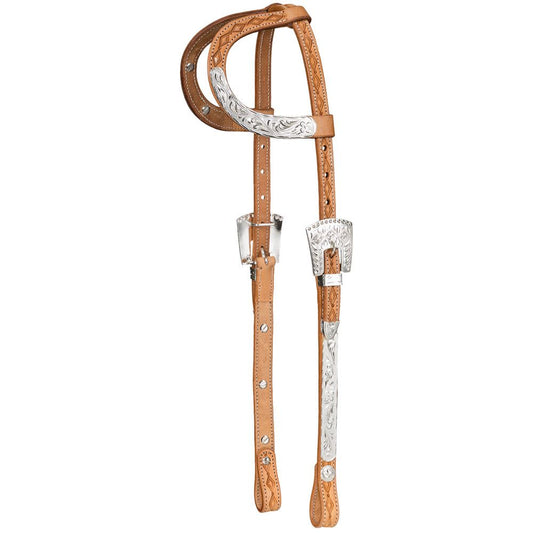 SILVER ROYAL DOUBLE EAR SHOW HEADSTALL