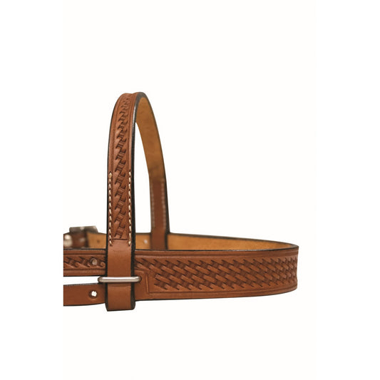 WESTERN RAWHIDE BASKETWEAVE PONY BRIDLE & REINS