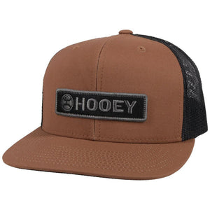 HOOEY "LOCKUP" BROWN/BLACK TRUCKER HAT