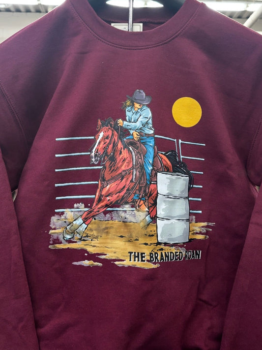BARREL RACER CREWNECK