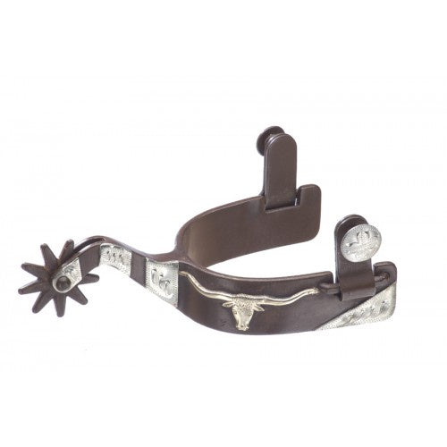 MENS ANTIQUED LONGHORN SPUR