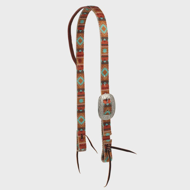 POLY PATTERNED SPLIT EAR HEADSTALL