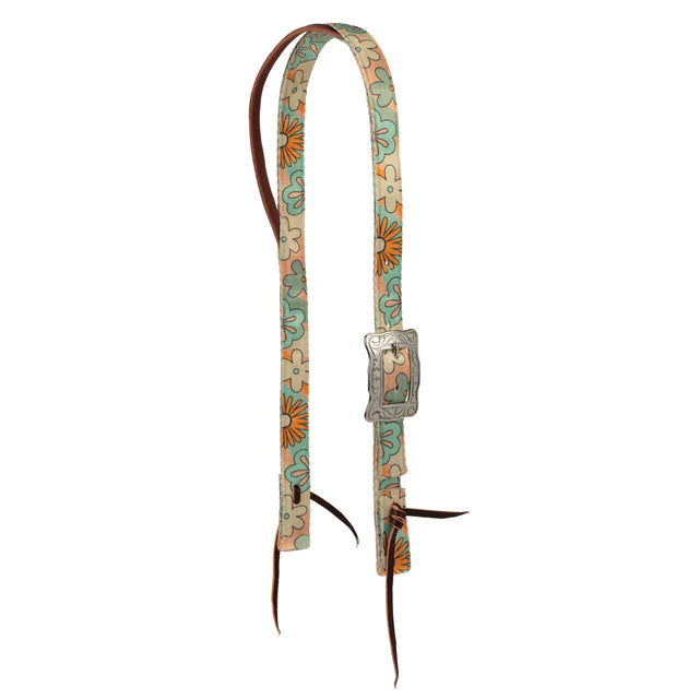 POLY PATTERNED SPLIT EAR HEADSTALL