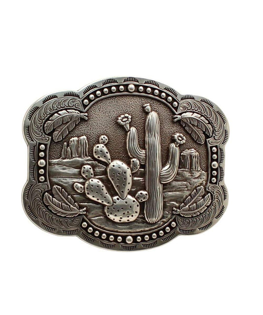 BLAZIN ROXX CACTUS FEATHERS BUCKLE