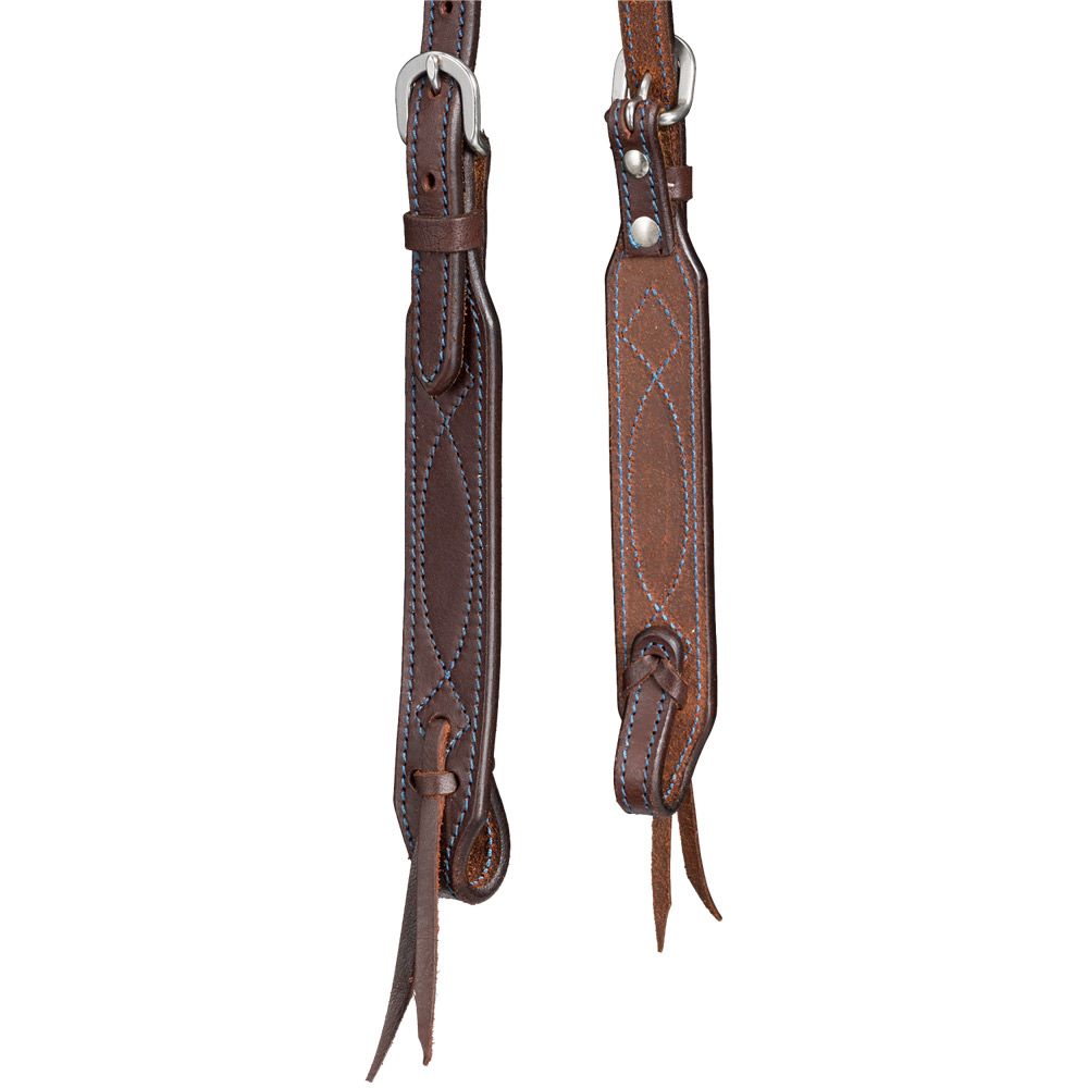COLOURED THREAD SINGLE EAR HEADSTALL