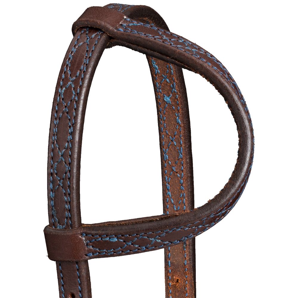 COLOURED THREAD SINGLE EAR HEADSTALL