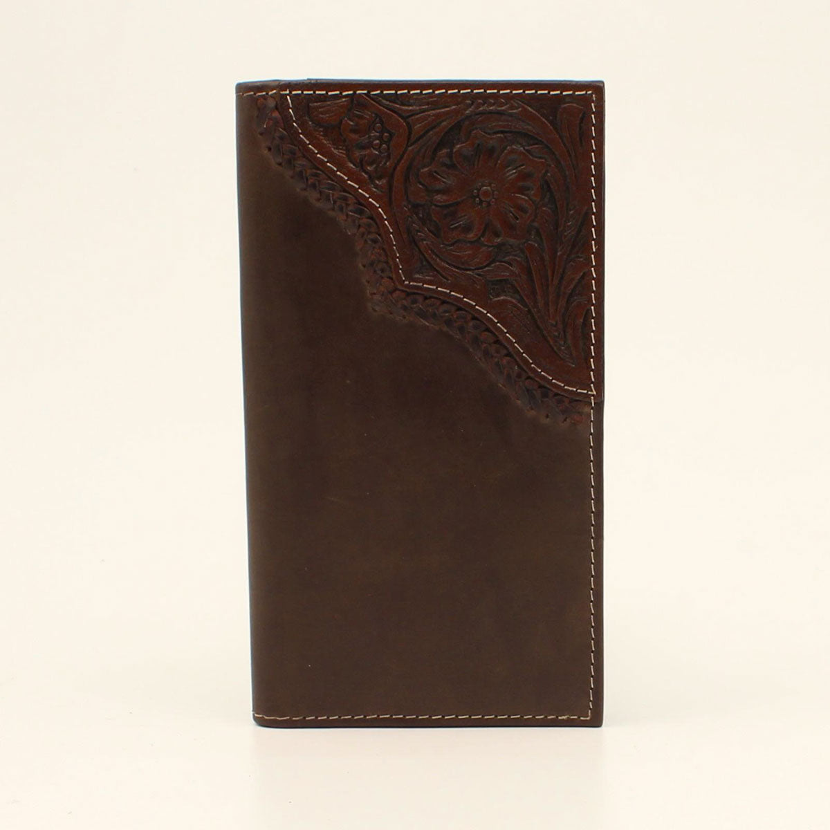 MENS NOCONA RODEO WALLET WITH TOOLED CORNER