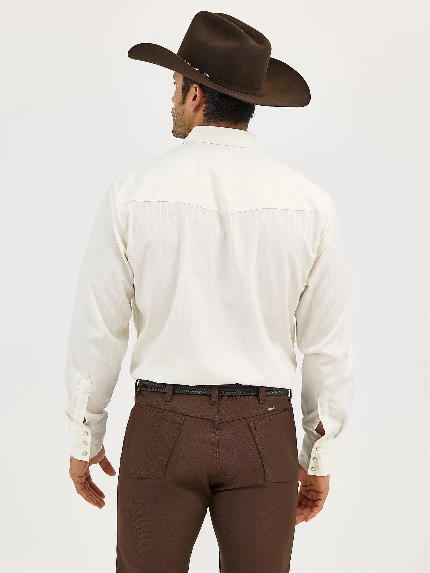 MENS WRANGLER WHITE DRESS SHIRT