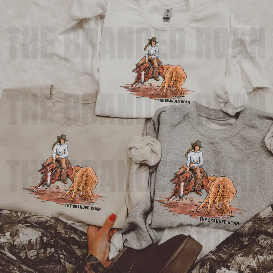 CUTTING HORSE CREWNECK