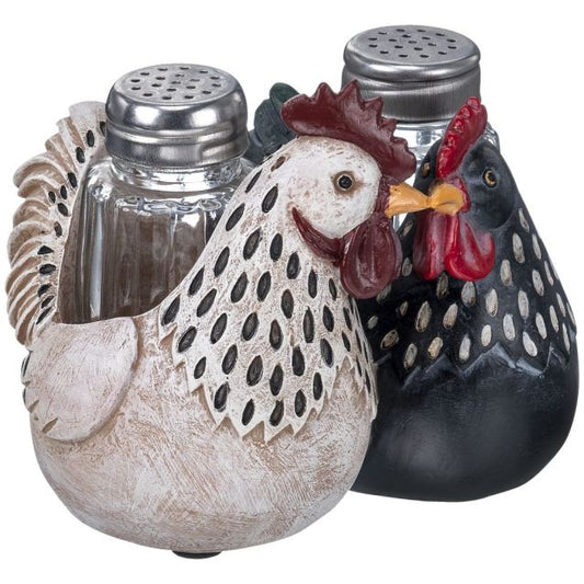 SALT & PEPPER SHAKER- CHICKENS