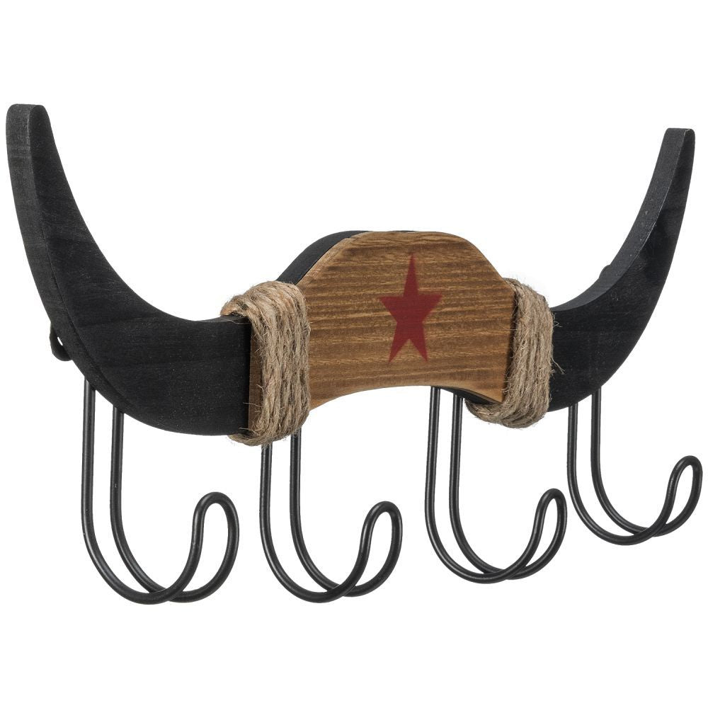 4 HOOK STEER HORN RACK