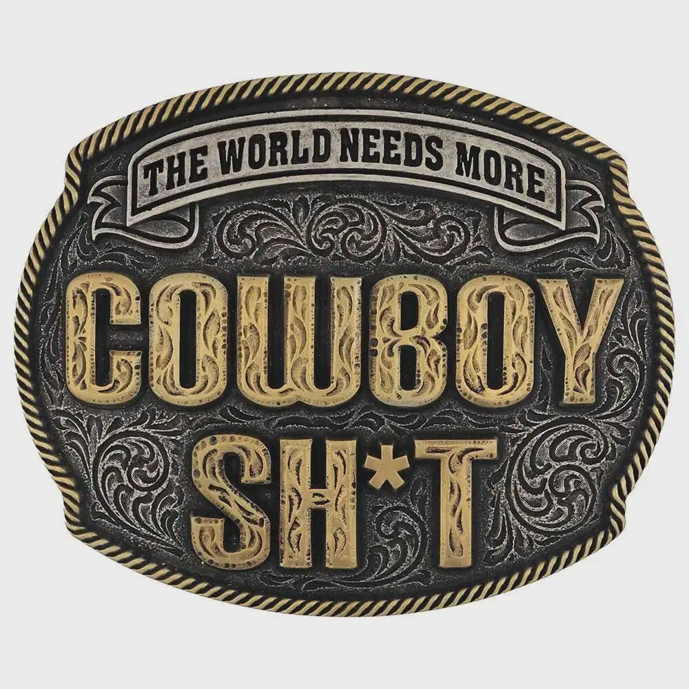ATTITUDE COWBOY SH*T BUCKLE