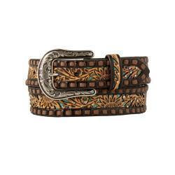LADIES SUNFLOWER BUCKSTITCH BELT