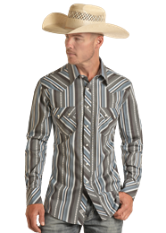 MENS PANHANDLE STRIPED SHIRT