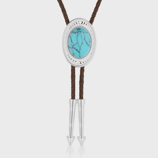 OUTLAW TURQUOISE BOLO TIE