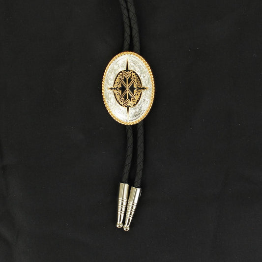 DOUBLE S AZTEC BOLO TIE