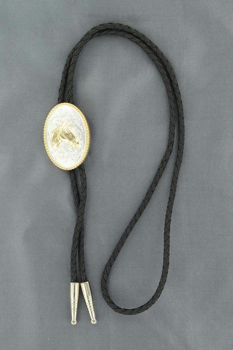 DOUBLE S HORSEHEAD BOLO
