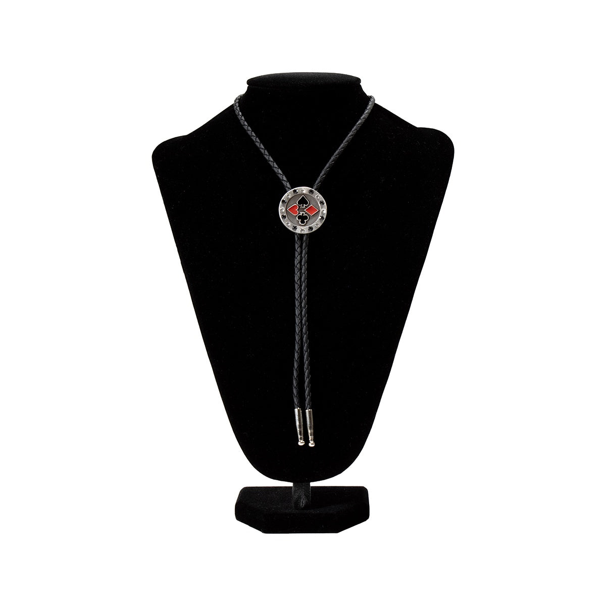 DOUBLE S POKER CHIP BOLO TIE