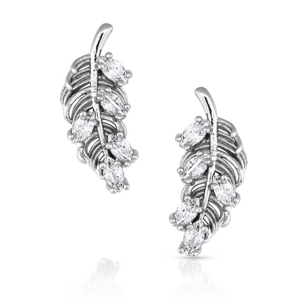 BRIDGERTON FEATHER EARRINGS