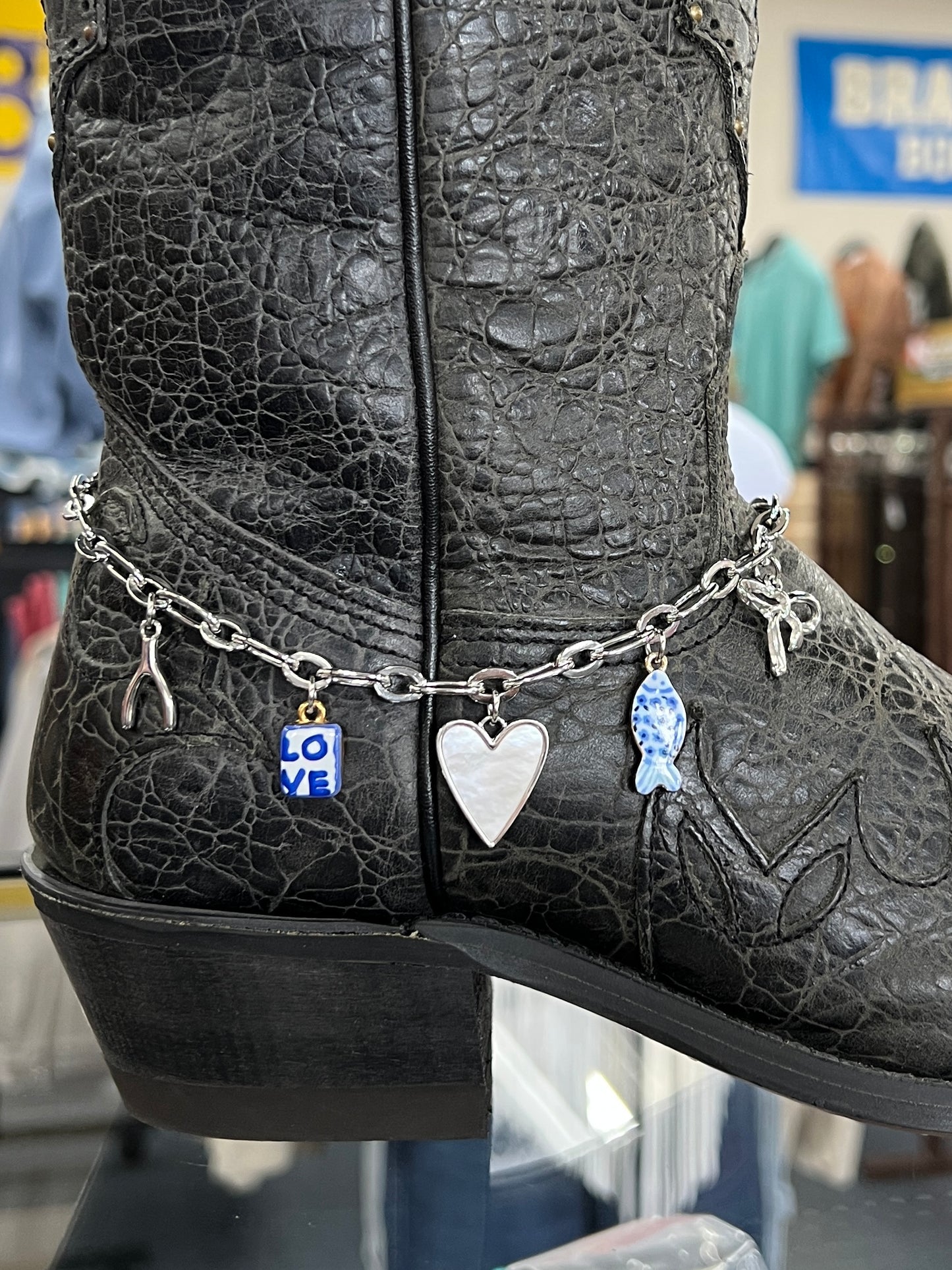 BOOT CHARM- SILVER