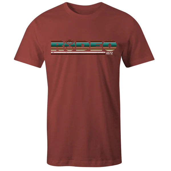 MENS HOOEY "RODEO" CRIMSON TSHIRT