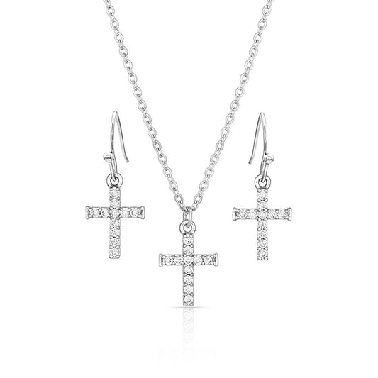 UNWAVERING CROSS JEWELRY SET