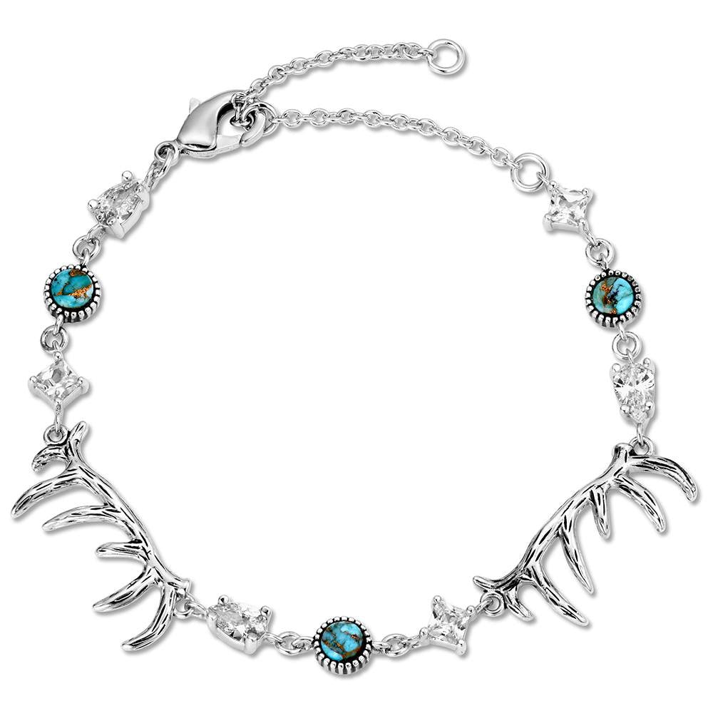 ROCKY MOUNTAIN TURQUOISE /ANTLER BRACELET