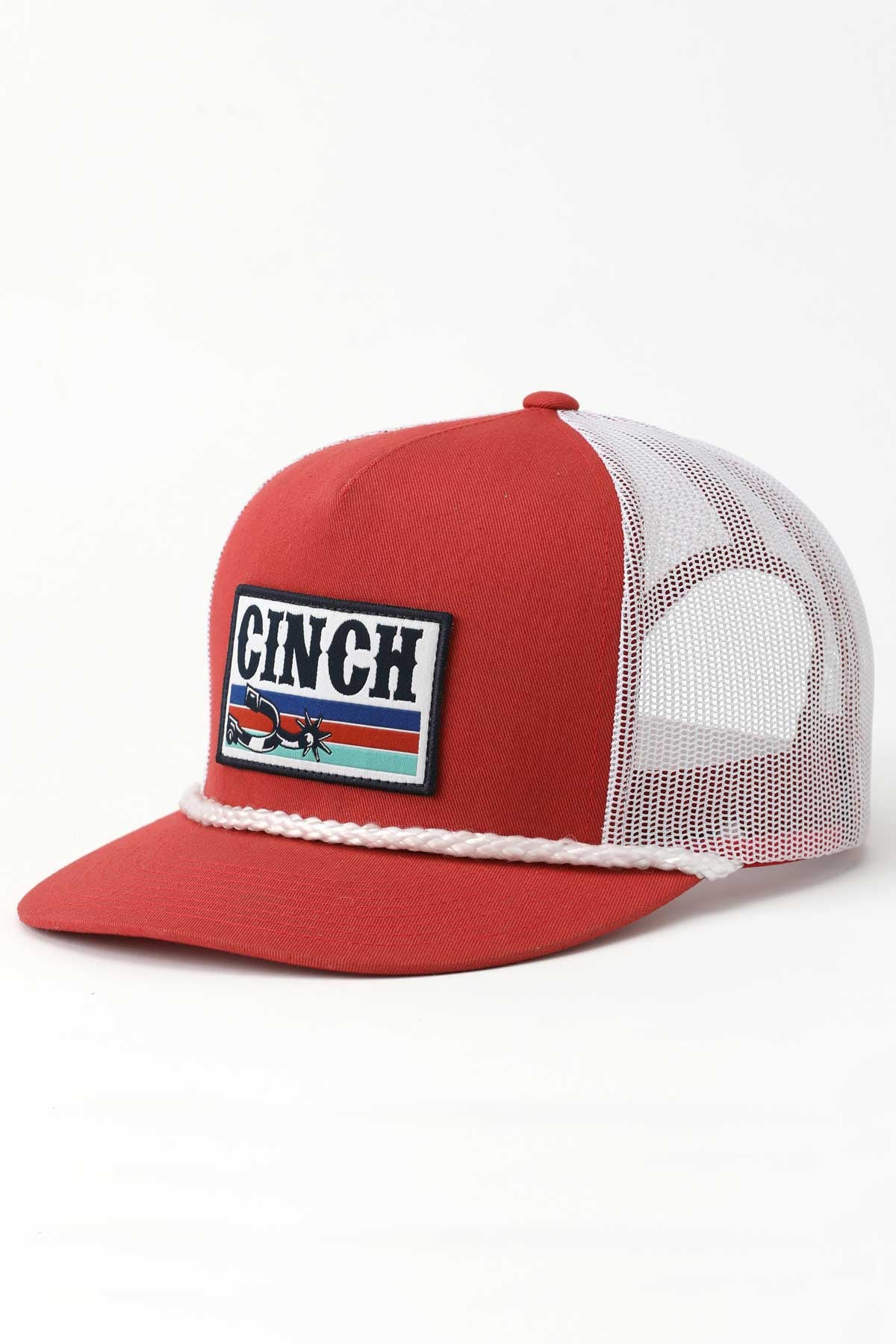 ORANGE MESH BACK TRUCKER HAT