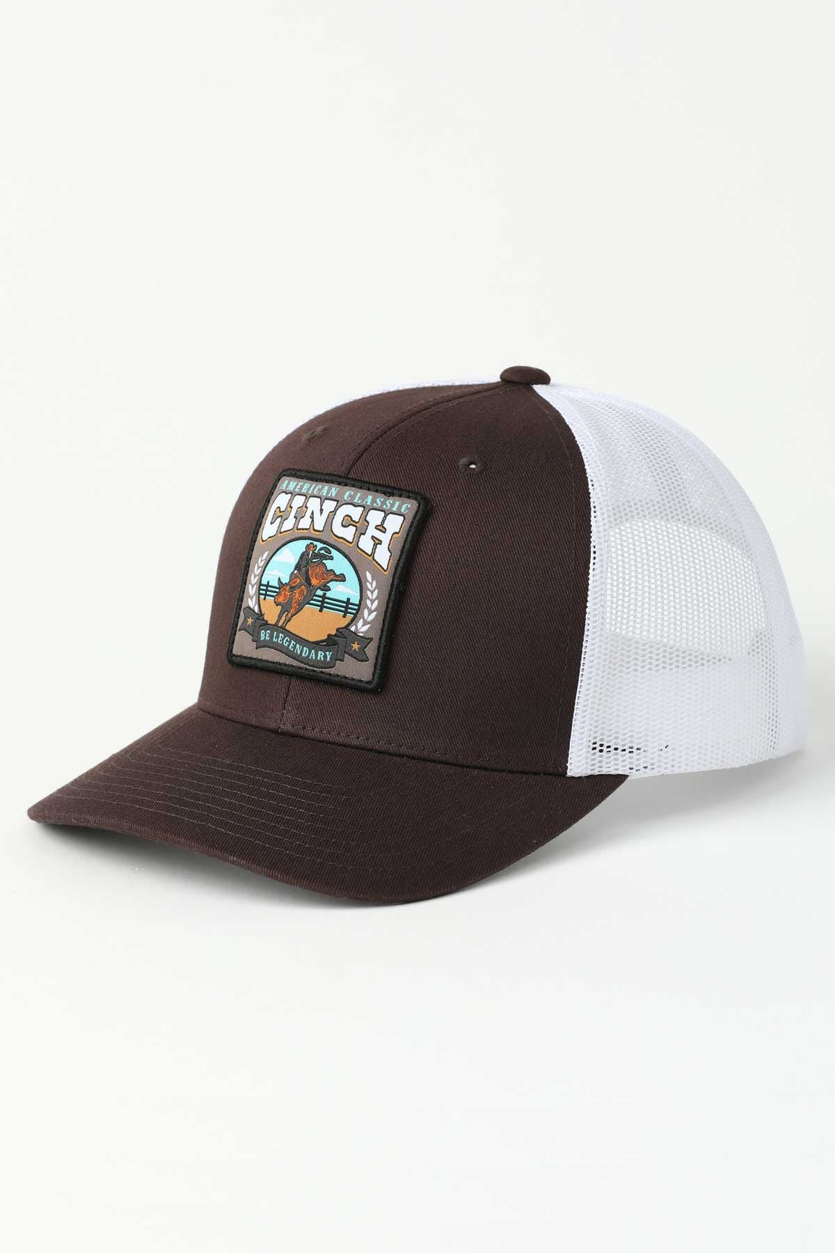 BROWN TRUCKER HAT