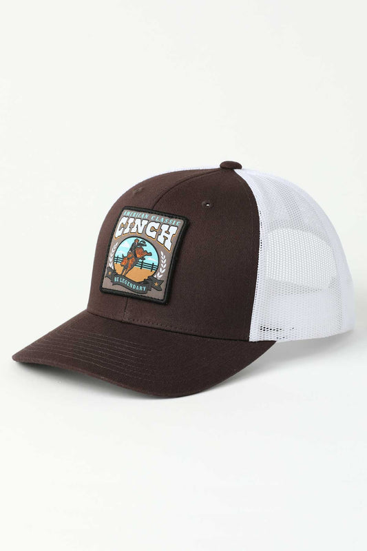BROWN TRUCKER HAT