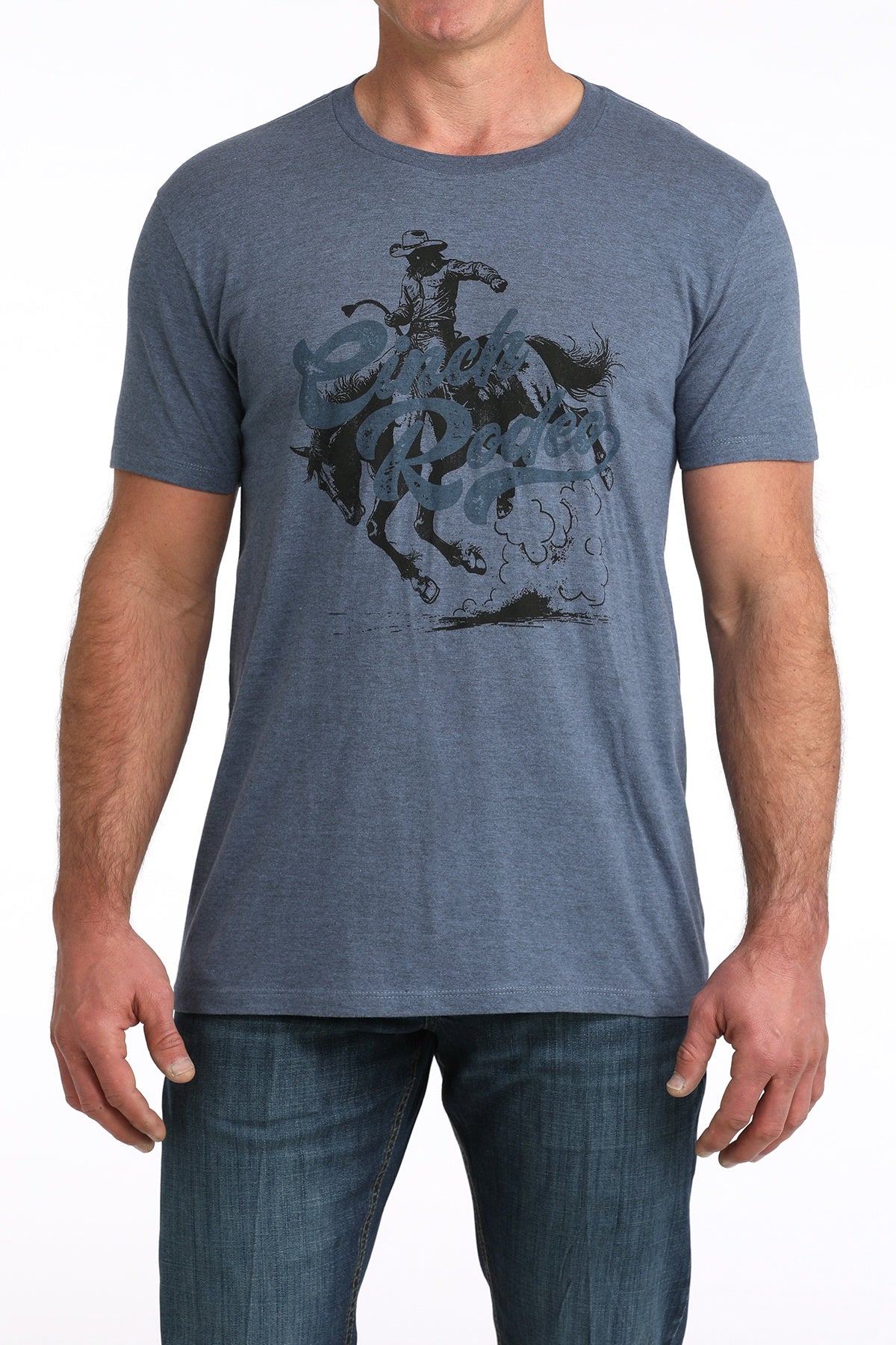 MENS BLUE "CINCH RODEO" TSHIRT