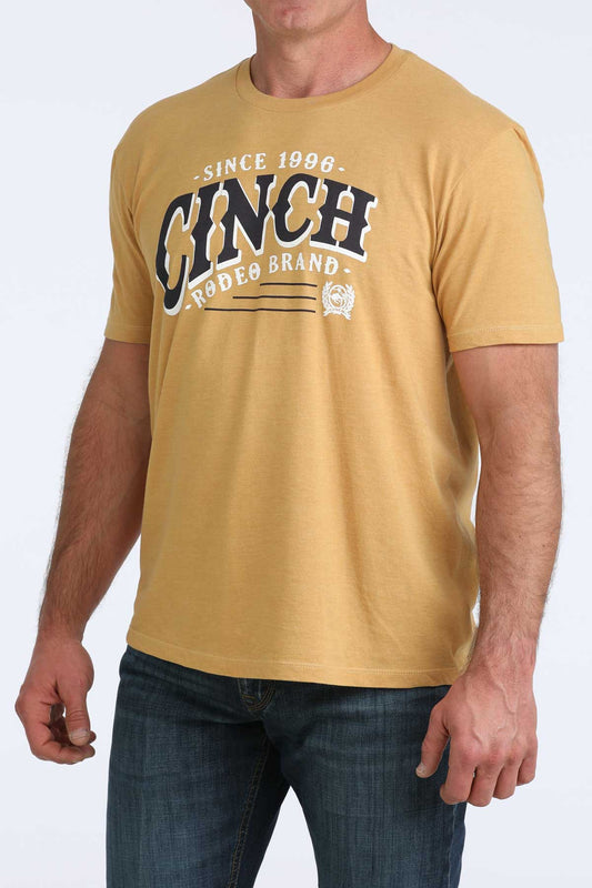 MENS YELLOW LOGO TSHIRT