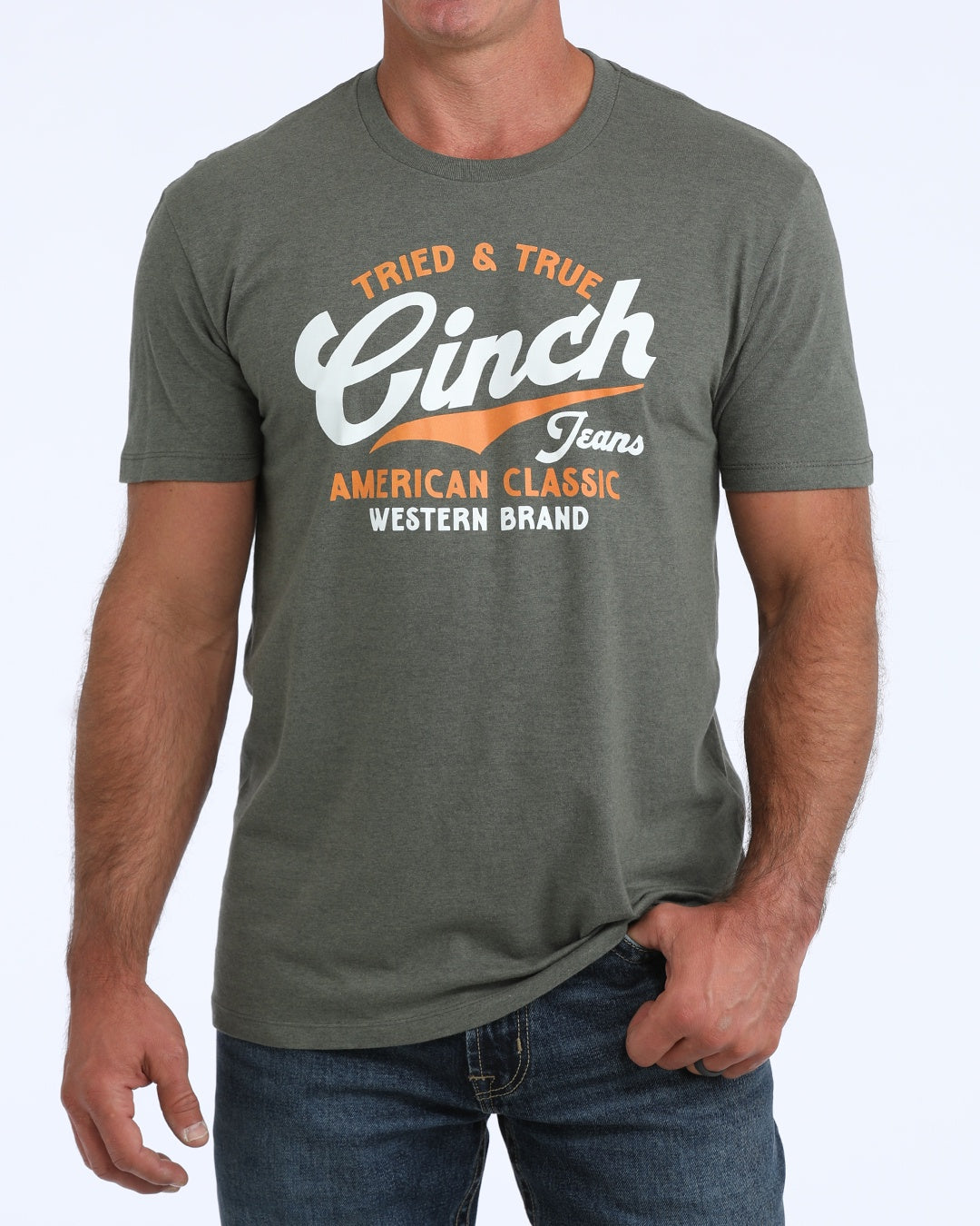MENS "TRIED & TRUE" TSHIRT- OLIVE