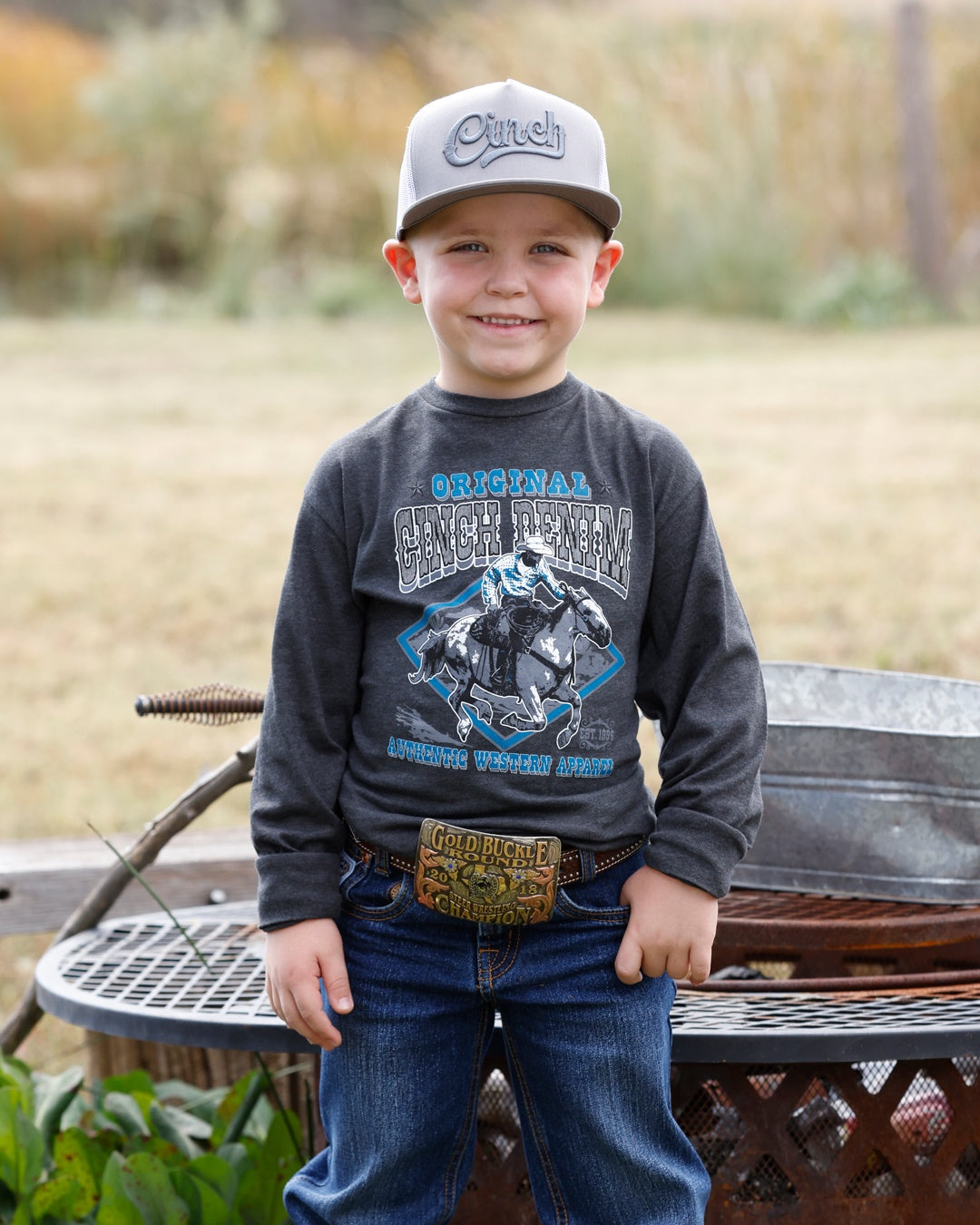 BOYS LONGSLEEVE "CINCH" TSHIRT