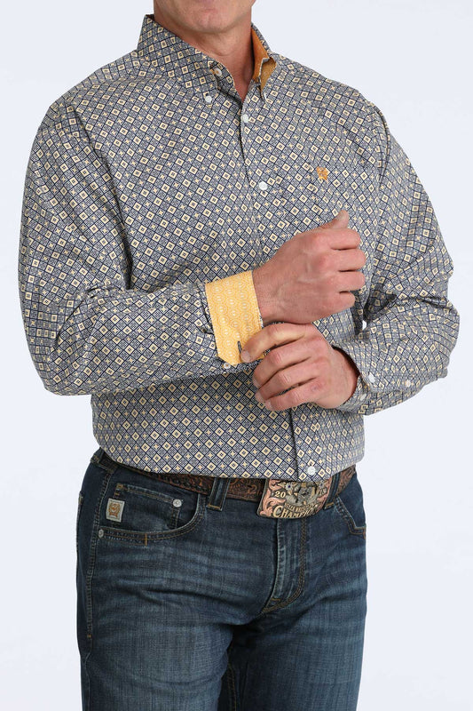 MENS CLASSIC FIT- ROYAL/YELLOW