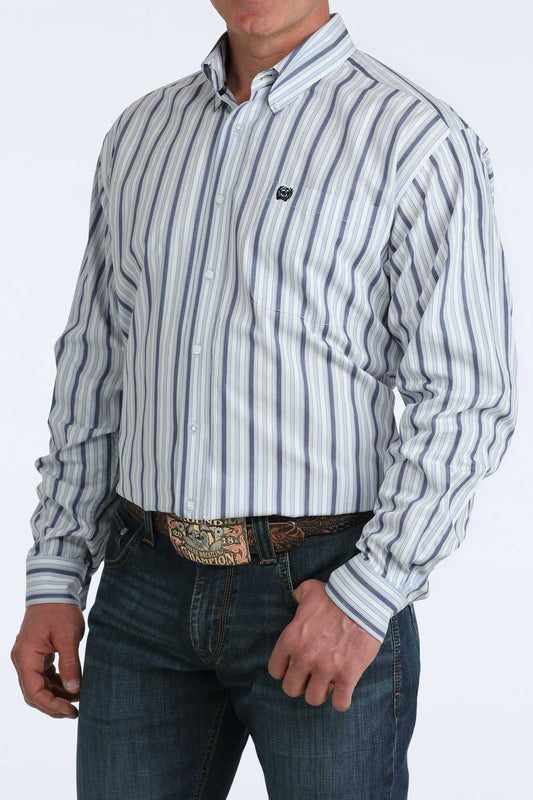 MENS CLASSIC FIT- BLUE STRIPE